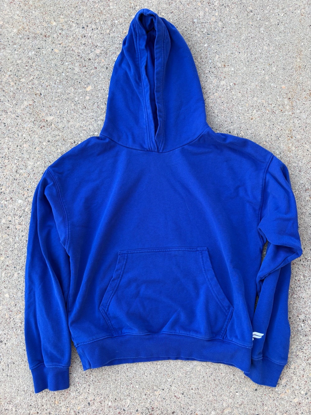 Fabletics cobalt blue hoodie fleece sweatshirt top